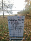 Foto: Beseitigung von Graffitischäden am Seeufer 200m Westlich des Stadthafens 