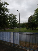 Foto: Defekte Straßenlaterne 