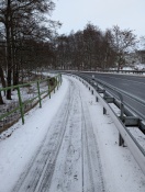 Foto: Winterdienst Radweg FW - Trebus 