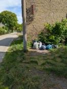 Foto: Trebbin Ort | Friedrichshof | Ablage Müll  