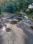 Foto: Unpassierbare Straße  