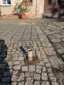 Foto: Trebbin | Berliner Straße 34 | Unfall- und Stolpergefahr 