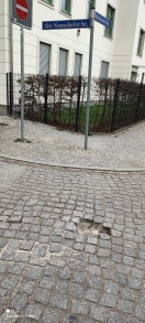 Foto: Einmündung zerfahren 
