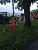 Foto: Altes Wahlplakat 