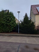 Foto: Defekte Straßenlaterne 