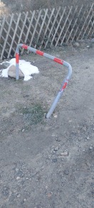 Foto: Poller verbogen  