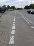 Foto: Markierung verschlissen - Baumängel oder fehlende Instandhaltung? 