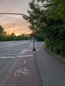 Foto: Zentrumring B1/B102 beidseitig Abschnitt Wiesenweg Wilhelmsdorfer Straße  