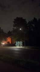 Foto: Defekte Straßenlaterne 