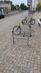 Foto: Schrott rad Nicolaiplatz  