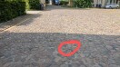Foto: Historische Schlaglöcher - oder neue Asphalt Tüpfelchen für Brandenburg  