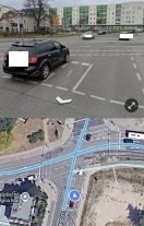Foto: Gefahr durch Spurverwechslung Ruhlsdorfer Platz 