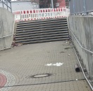 Foto: Poller im Tunnel 