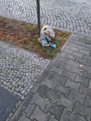 Foto: Zimmerstr.ecke Bürgersteig. 