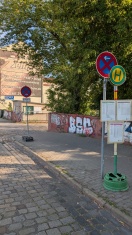 Foto: Fehlerhafte Beschilderung - bzw. Kürzeste absolute Haltverbot Brandenburg an der Havel  