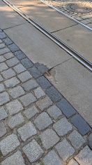 Foto: Luckenberger Brücke bis Bauhofstraße signifikante Schäden im Gleisbereich  