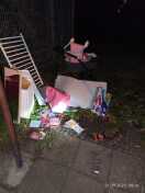 Foto: Müllhaufen und Sperrmüll bei Kopenhagener Str. 18 