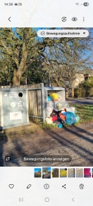 Foto: Volle Container seit mehreren Wochen 
