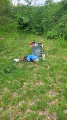 Foto: Müll Problem Badewiese Buskow 