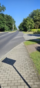 Foto: Geh- und Radwegmarkierung fehlt 