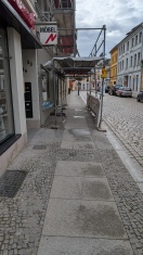 Foto: Baustellensicherung Gerüst Bäckerstraße 31 