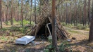 Foto: Sperrmüll im Wald hinter Sportplatz am Baruther Tor 
