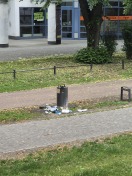 Foto: Mülleimer oft überfüllt 