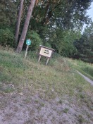 Foto: Infotafel beschmiert  