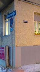 Foto: Warum kein 30 kmh in Kugelstraße? Warum nicht nach StVO Einbahnstraße entgegen Fahrtrichtung für Radfahrer freigegeben? 