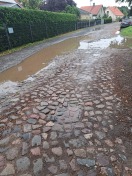 Foto: Große tiefe Pfützen  
