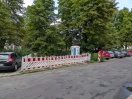 Foto: Parkplätze blockiert  