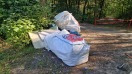 Foto: Bau Müll im Wald 