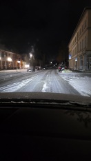 Foto: Nicht geräumte Straßen  