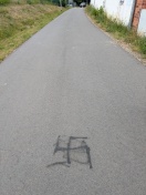 Foto: Hakenkreuz Schmierereien 