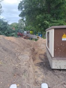 Foto: Teures Absperrmaterial 