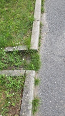 Foto: Ablaufrinne für Regenwasser  