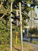 Foto: Ampel beschädigt 