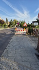 Foto: Blockierung Bürgersteig 