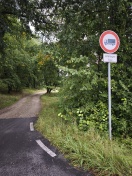Foto: Ausspülung Sommerweg + Sichtbarkeit VZ 
