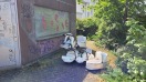 Foto: Müll im Bereich alter Busplatz 
