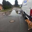 Foto: Unbegehbare Einfahrt  