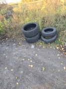Foto: Altreifen abgelegt 