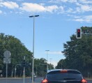 Foto: Rote Lampe in der LZA defekt 