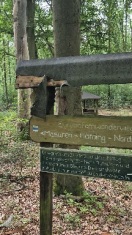 Foto: Hinweistafel verwittert 