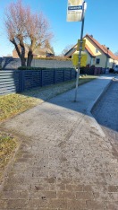 Foto: Gefahren durch Eisglätte an Bushaltestellen  