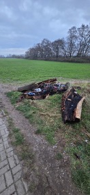 Foto: Kotbeutel alter Baumstamm 