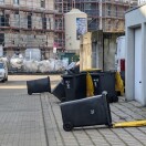 Foto: Chaotische Müllentsorgung  