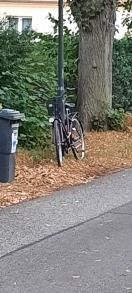 Foto: Fahrrad angeschlossen 