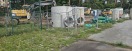 Foto: Provisorische Parkplatz  vor den Sportplatz  