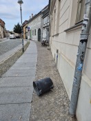 Foto: Mülleimer defekt 